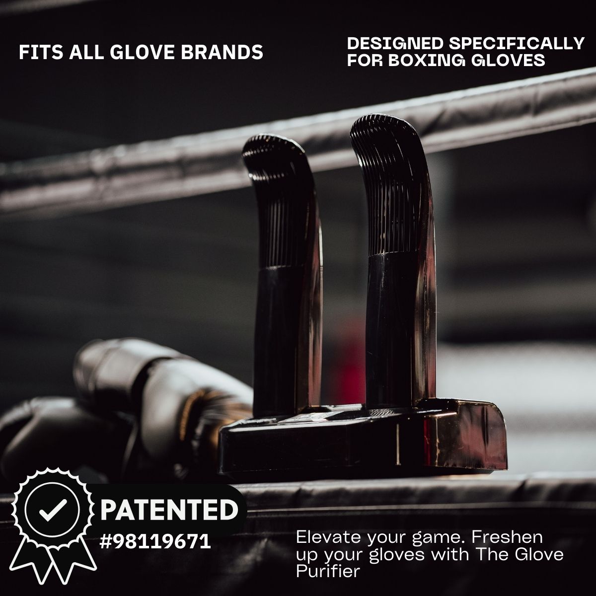 The Glove Purifier UK Plug Type with Thermal Heating and O3-Enabled Active Technology Designed to Preserve Boxing Gloves