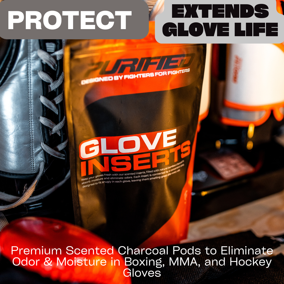 Glove Purifier Pods – Premium Scented Charcoal Pods to Eliminate Odor & Moisture
