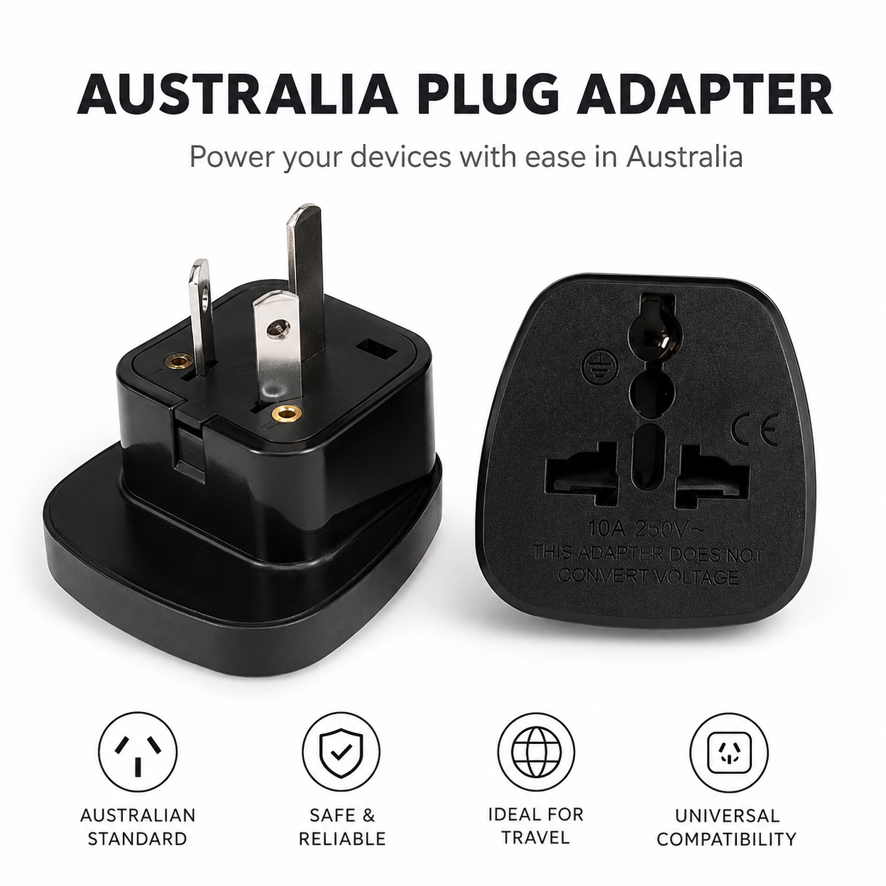 AU orders ship with the required adapter included at no extra cost