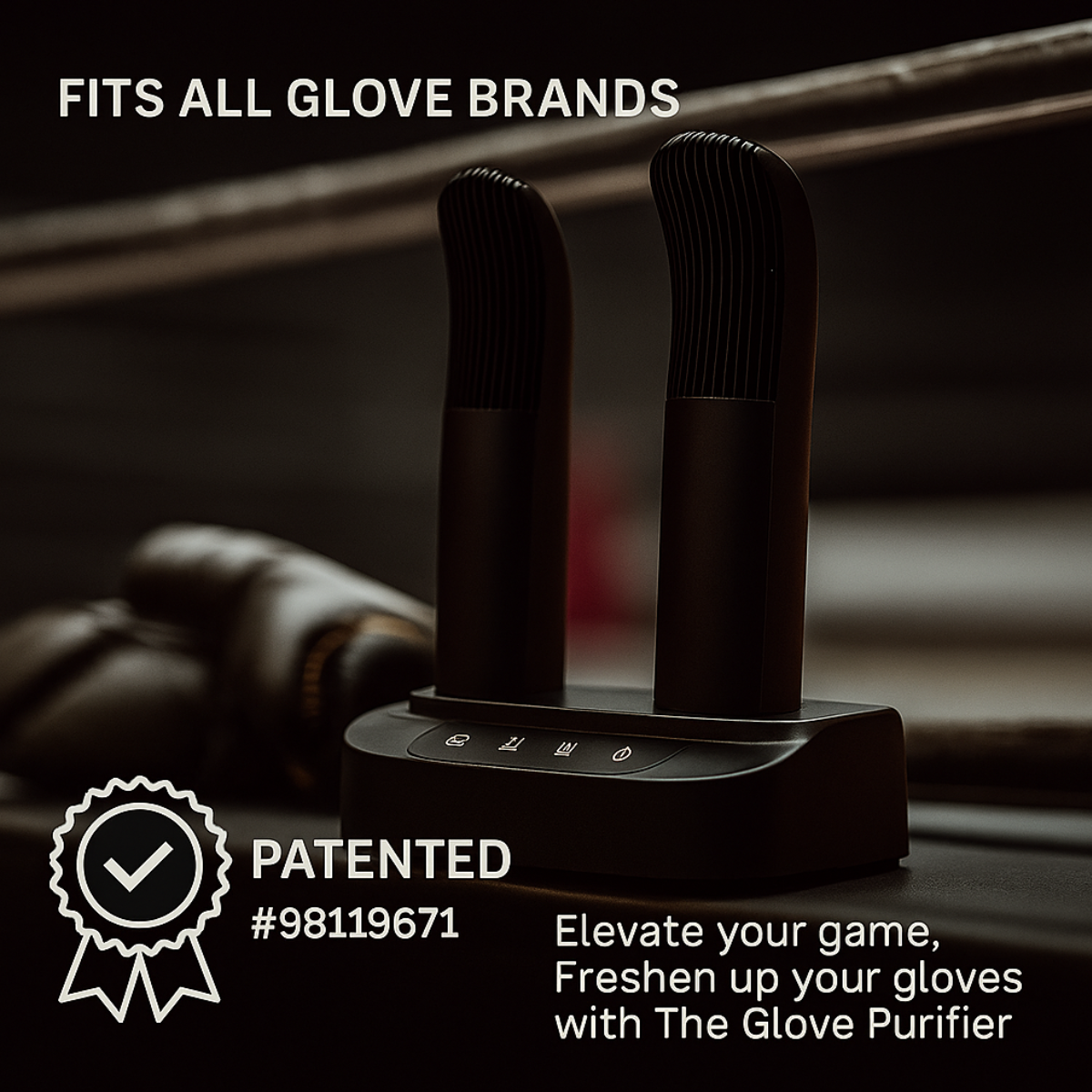 The Glove Purifier V2 with Thermal Heating and O3-Enabled Active Technology Built for Preserving Boxing Gloves