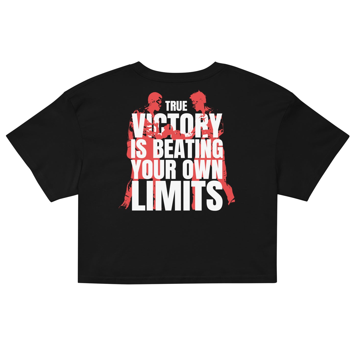 Crop Top Black True Victory 'Purified' Premium Womens Tee